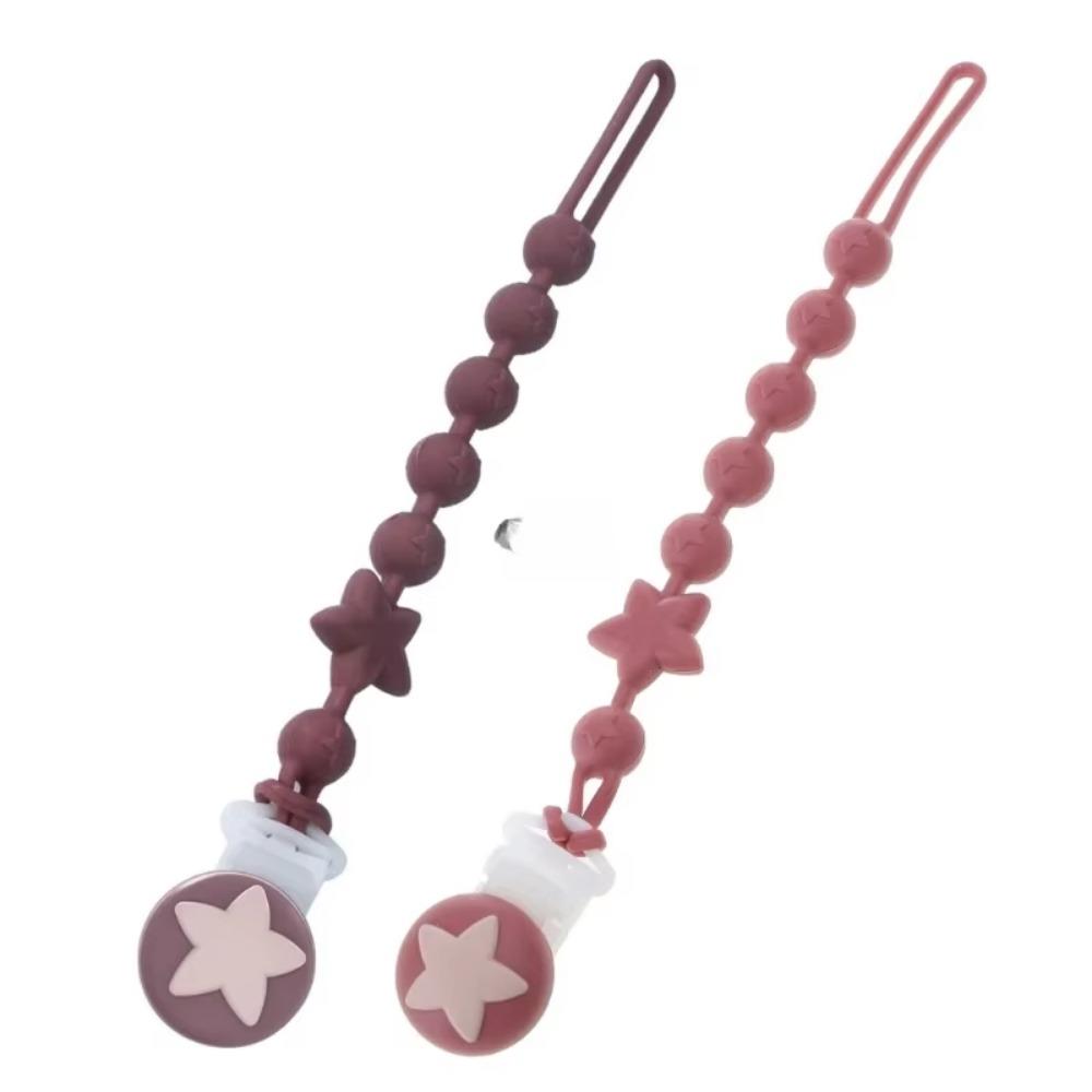 1Pc Nipple Chains Newborn Baby Items Babies Infant Silicone Pacifier Clips for Toddler Teething Soother Chew Dummy Chains Holder