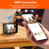 Action Camera, 4K High-definition Underwater Camera, Wireless WiFi Waterproof Outdoor Digital Camera