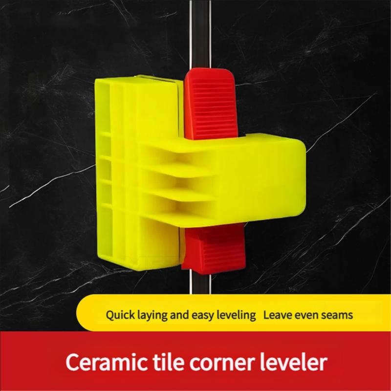 20pcs Precise Wall Tile Alignment Clips Tile Edge Fixer For Seamless Corner Leveling And Edge Positioning PP Build