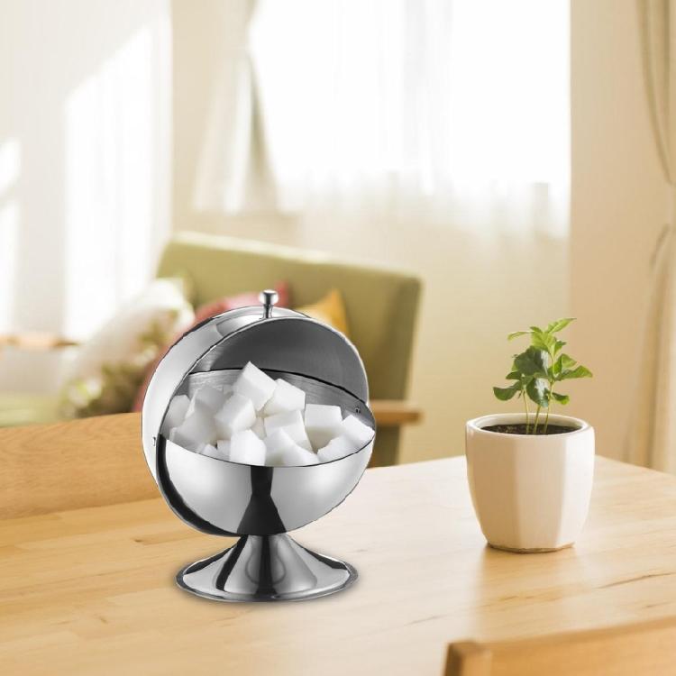 Contemporary Stainless Steel Sugar Dispenser Portable Convenient Candy Storage Solution for Offices Organization