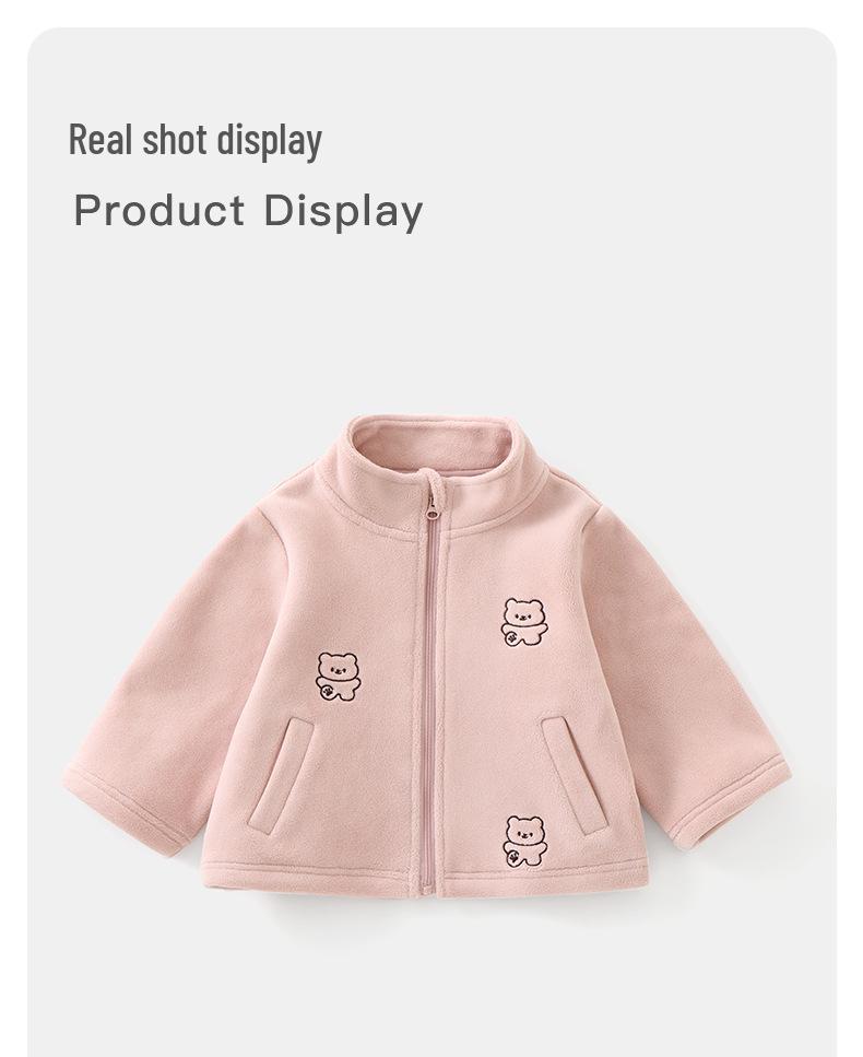 DUUDUU 2025 Korean Style Fleece-Lined Thermal Underwear for Children: Class A Autumn/Winter Baby Clothes
