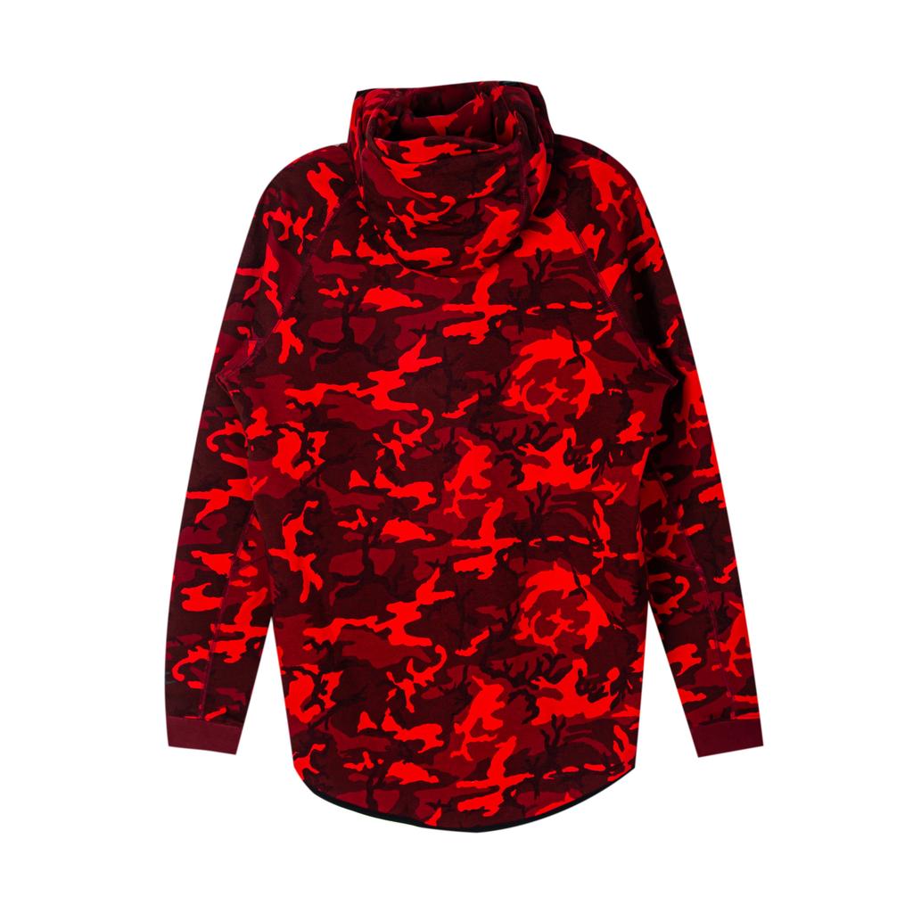 Nike Comfortable Fashionable Hooded Jacket With All Over Print Men Jackets Crimson 678951-677
