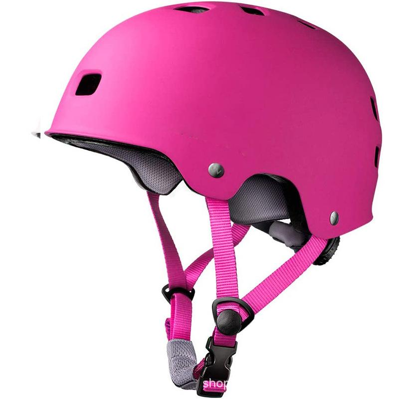Skateboard Helmet Adults Adjustable Cycling Helmet Kid Sturdy Ventilation Multi-Sport Scooter Ice Skating Rollerblading Teenager