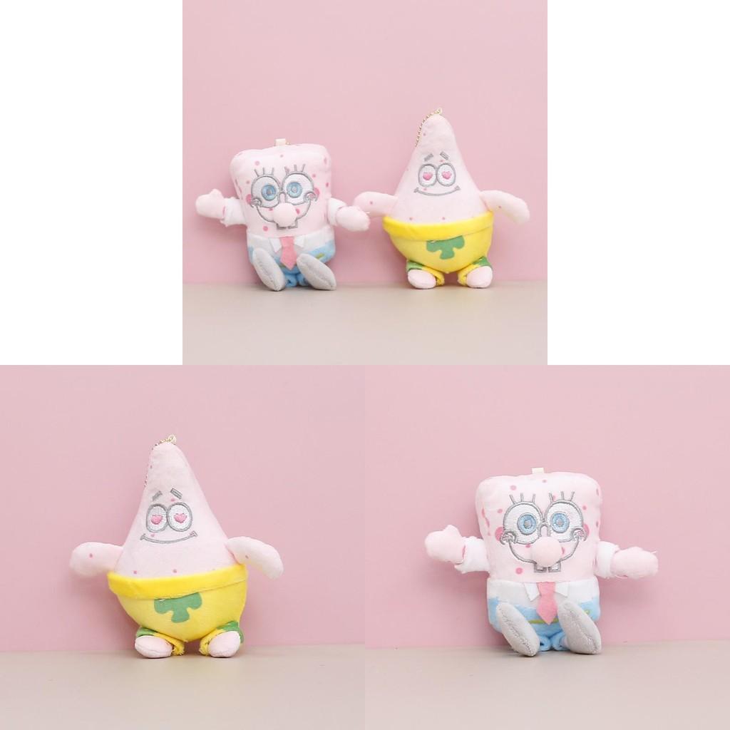 Patrick Spongebob Squarepants Star Plush Toy Keychain Pendant Gift Decoration