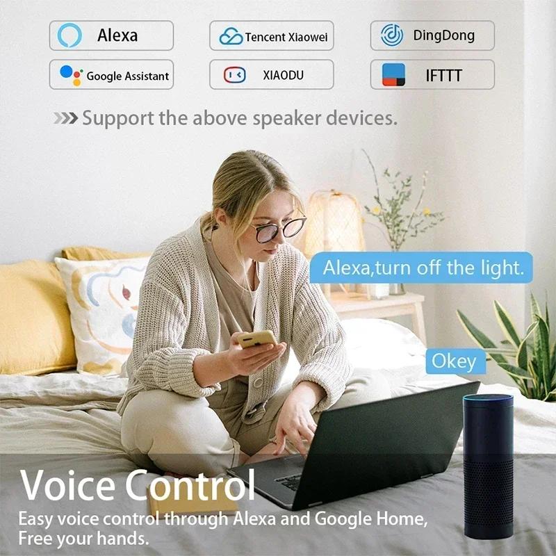 1 Stück Smart Life Lichtschalter WiFi-Touchsensor, WiFi-fähiges Gerät, APP-Steuerung, 85–275 V für Alexa Google Home Tuya