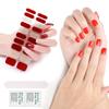 Semi Cured Gel Nail Polish Stickers Fashion Design Classical Strips Waterproof Adhesive Full Wraps Gel Nail Art Stickers