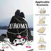 1pc. Cute Kuromi Skull Cherry Print Blanket - Perfect for Home, Office, Outdoor Use, Gift Idea, Suitable for All Seasonsz041760