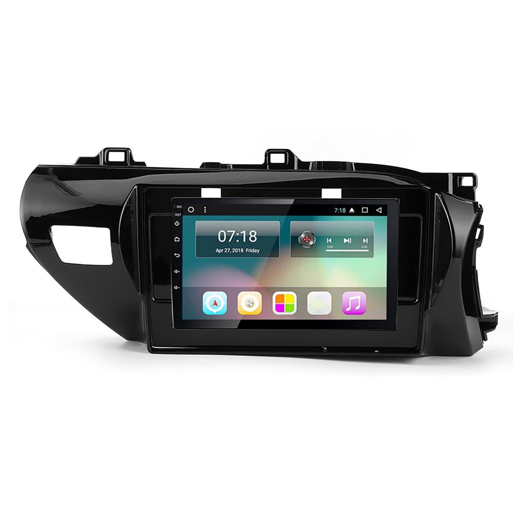 10.1in Car Radio Fascia Panel GPS Navigation Frame with Power Cord Fit for Hilux 2014?2019 RHD