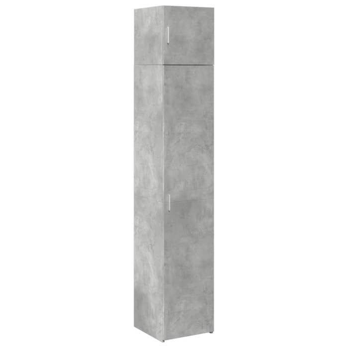 VidaXL Slim Storage Cabinet Concrete Grey 40x42.5x225 Cm, Bathroom Storage Cabinet, Storage Unit of 3281276
