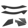 Pair Carbon Fiber Headlight Eyebrow Eyelid Simple Installation Fit for Z4 E89 2009‑2015