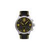 Speedmaster Serie Quarzwerk 100 Meter Wasserdicht Uhr 45 mm Schwarzes Zifferblatt Edelstahlgehäuse Lederarmband T116.617.16.057.01