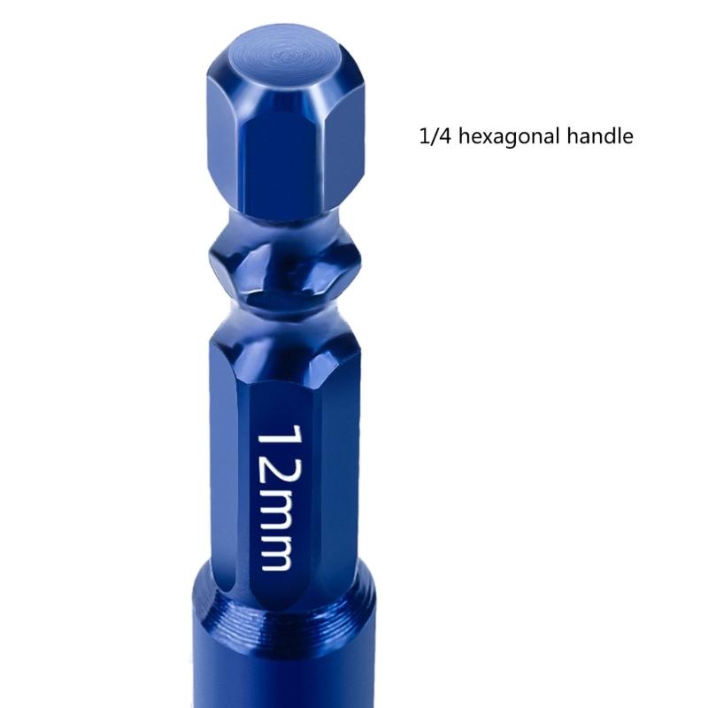 Serrated Drill with Misaligned Alloy Triangular Drill Wear-Resistant Easy to Drill Holes for Ceramic Tiles