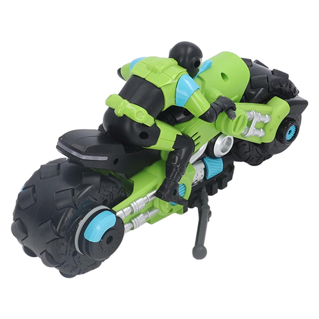 1/10 RC Motorcycle Toy Remote Control Drift Stunt Motorbike for Over 6 Years Old Children Green