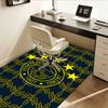 1pc Fenerbah?e Sports Club,Emblem,Pattern Office Carpet Soft Polyester Entrance Carpet Washable Non