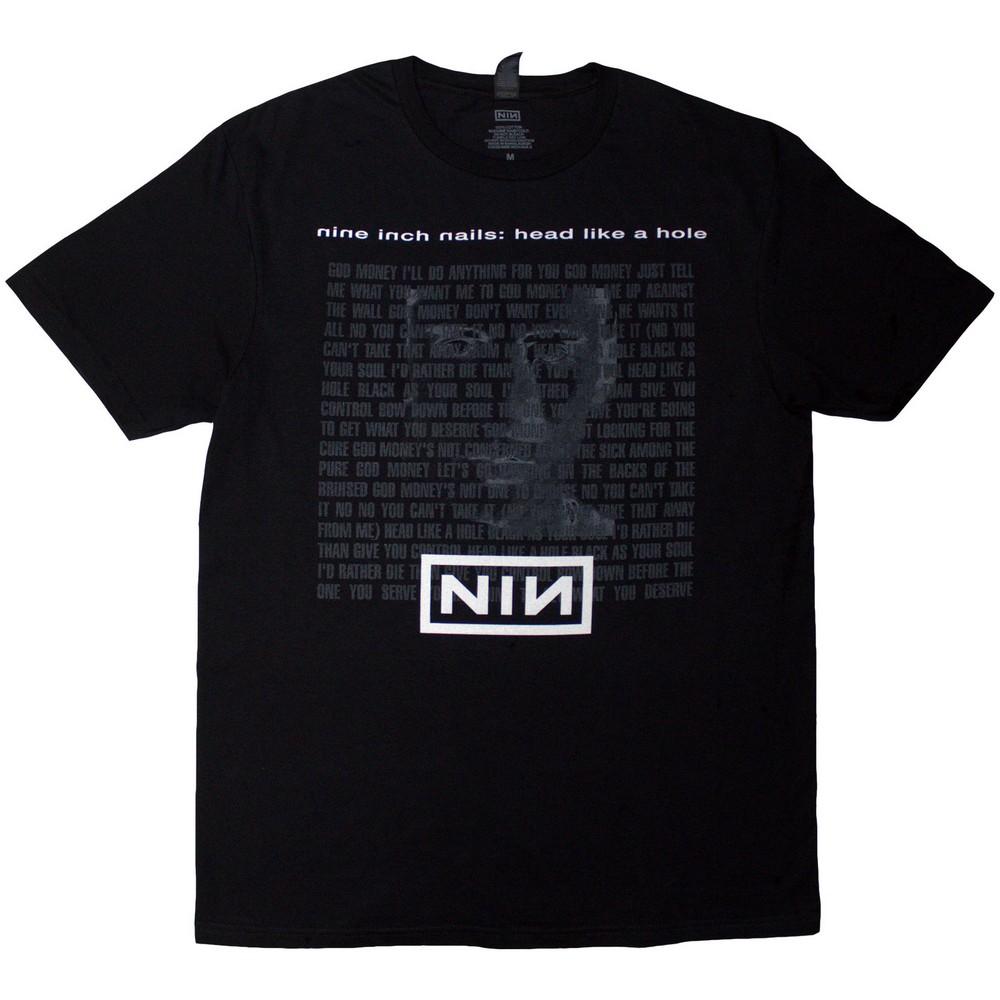 Nine Inch Nails Unisex voksen hode som en hull T-skjorte