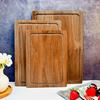 Yousheng Wood Cutting Board for Kitchen Thick Wooden Serving Board with Deep Juice Groove Charcuterie Chopping Butcher Block for Meat Vegetables Fruit