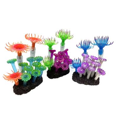 Aquariums Sinkable Decoration Realistic Artificial Coral Fish Tanks Coral Ornament Landscaping Fishtanks Bottom Plant