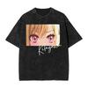 My Dress-Up Darling Marin Kitagawa Pannello Manga Lavaggio Vintage Unisex Cotone Pesante T-Shirt Streetwear Nera