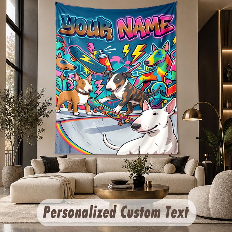 Other Similar Designs (176) Theme Custom Tapestry Personalized Custom Name Text Wall Hanging Tapestry Home Decor Background Cloth
