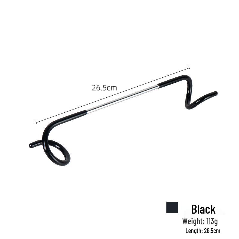 Outdoor Camping Tent Light Hook - Multifunctional S-Shaped Double-Headed Spiral Hanger