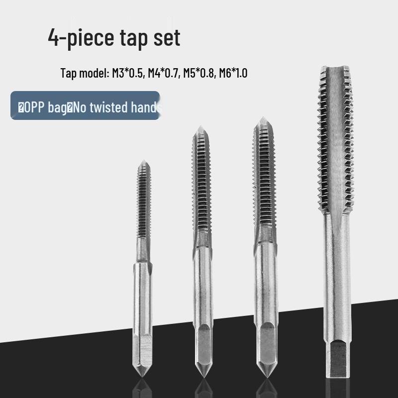 Zinklegierung Gewindebohrer- und Schneideisen-Schlüssel Kombinationsset