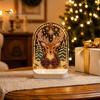 Festive Atmosphere Party Decor Christmas Pearl Light Ornaments for Holiday Home Decor, Acrylic LED Decorative Gifts Friends Lamp with Soft Glow