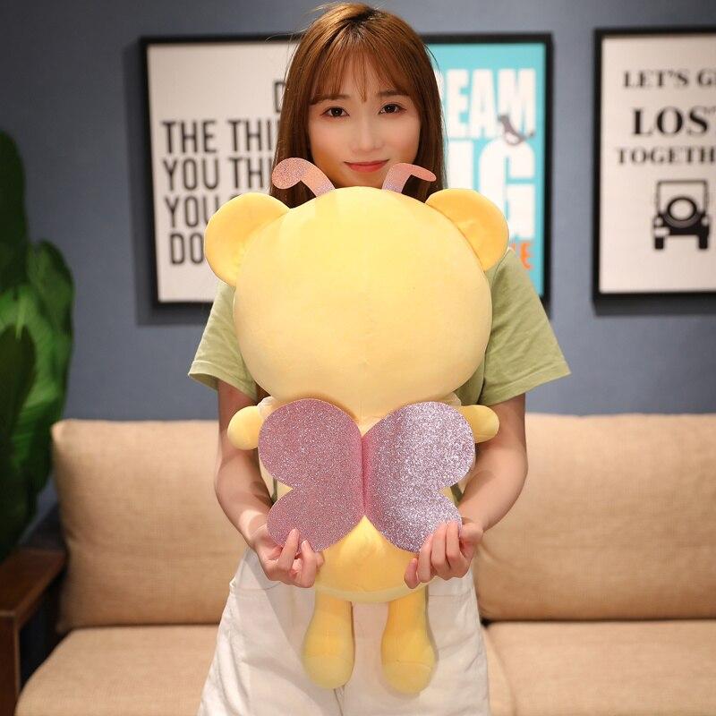 Lovely Honeybee Plush Toys Super Cute Bee Pillow Stuffed Soft Animal Dolls Kawaii Toy for Kids Children Birthday