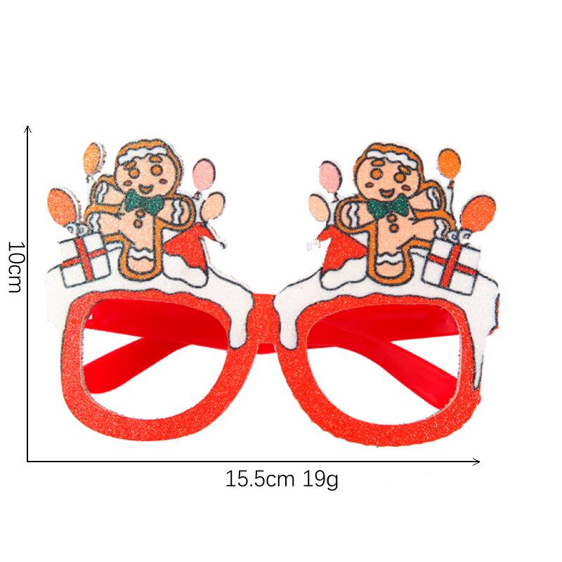 Festive Headband Eyeglass Frames: Christmas, Halloween, Valentine's Day & Party Glasses with Santa Claus Design