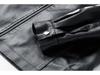 Herren PU-Leder Baseball-Stil Jacke – Dünner Herbst Motorrad Rennmantel, Amerikanischer Street Style Radsportjacke