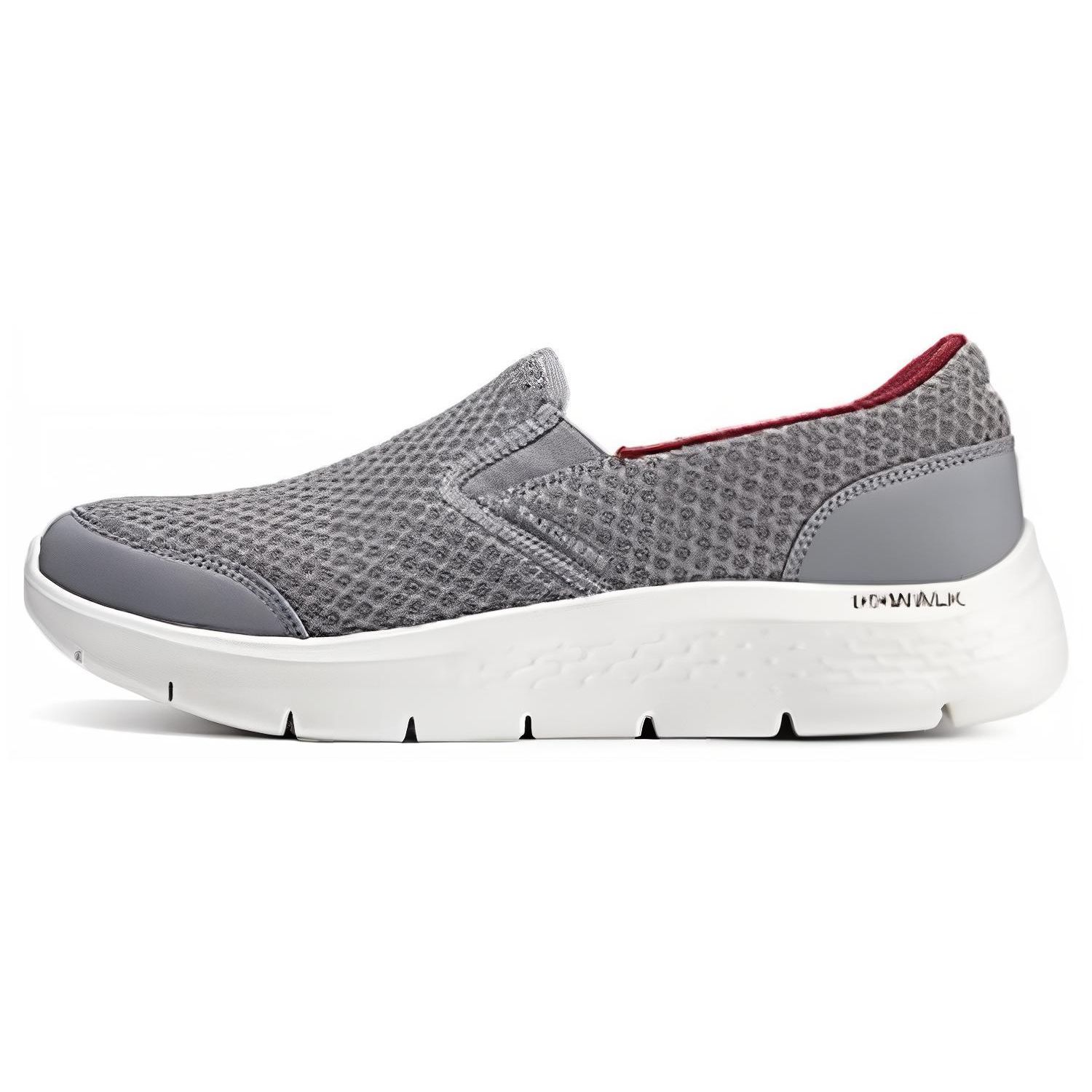 Skechers Go Walk Flex Синтетическая кожа Универсальные Модные Прочные Низкие Повседневные Кроссовки Мужские Серый 216488-GYRD 41
