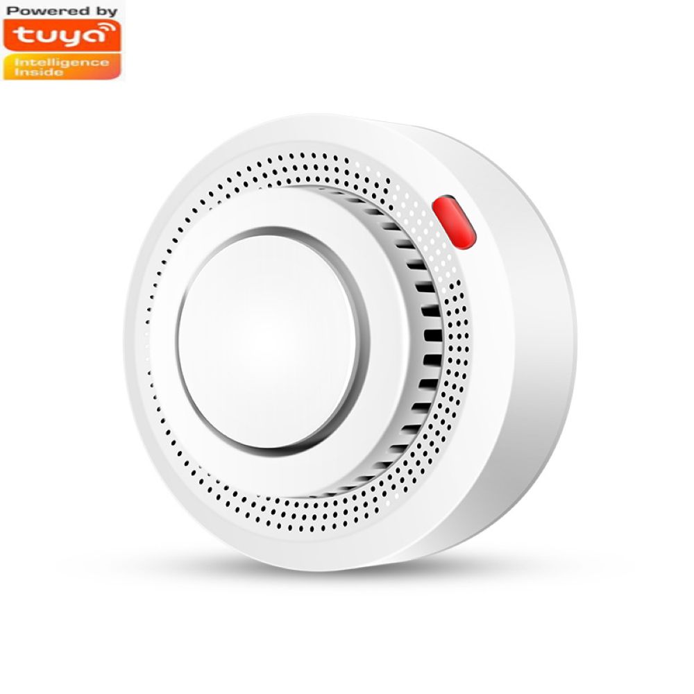 Tuya Smart WiFi/Zigbee Smoke Sensor Fire Protection Smoke Detector 85dB Sound Security System Firefighters Smartlife APP Control