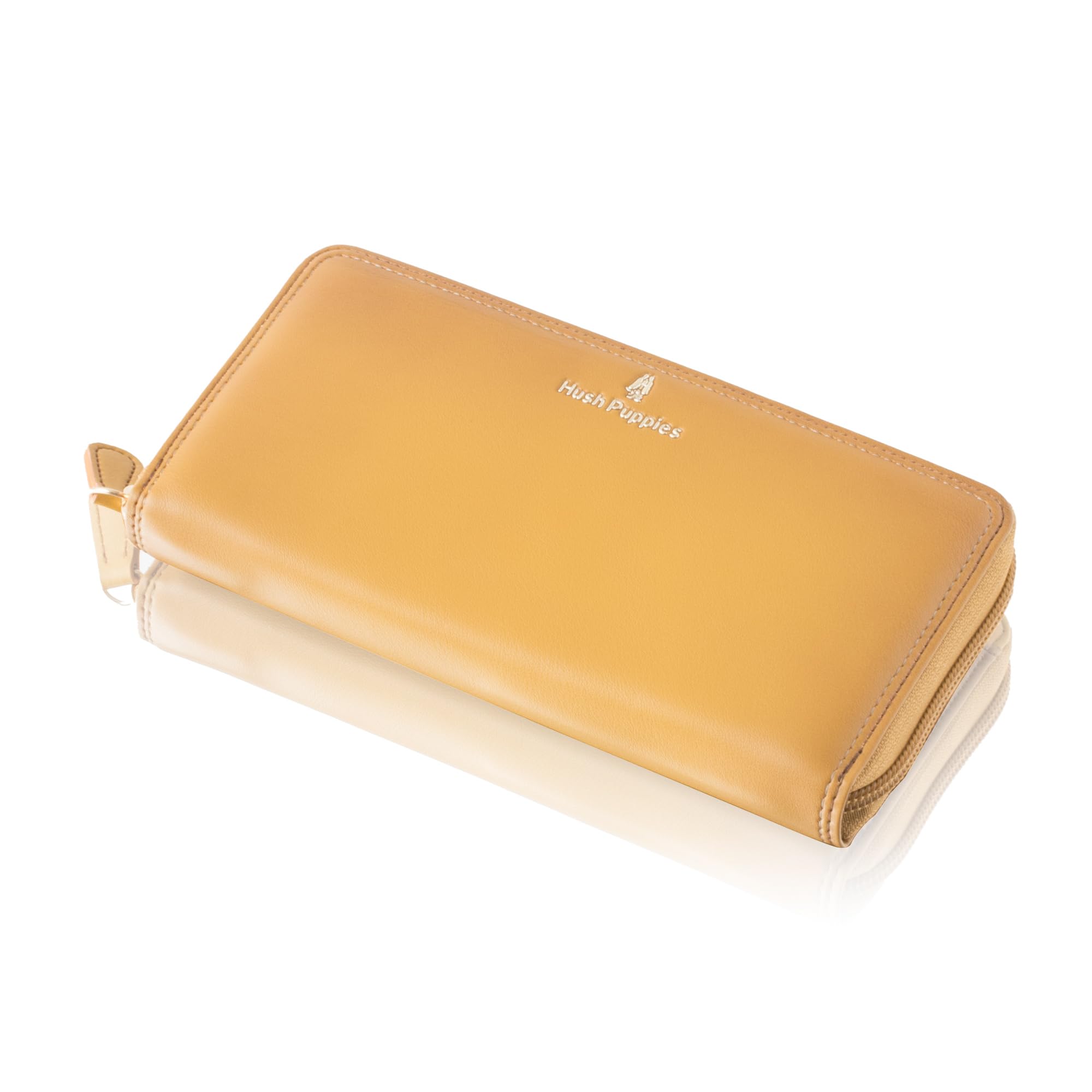 

Hush Puppies long wallet with a round zipper and shadow This stylish wallet is unisex and offers ample storage for cards and other Made of and cute a