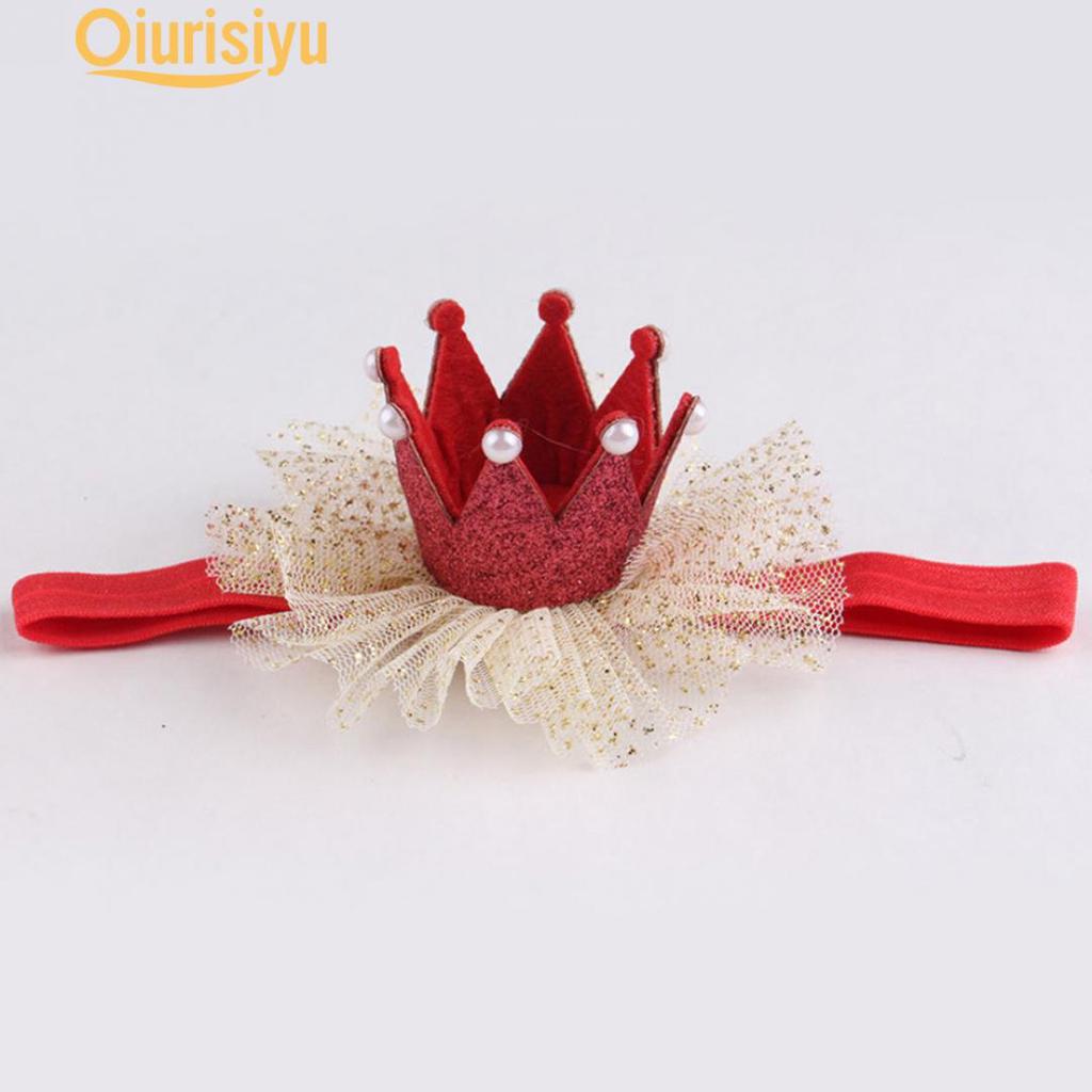 Girl Toddler Lace Crown Hair Band Headwear Headband Accessories Lady Favorite