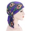 Traditional Turban For Women Hijab For Women Hair Wrap Street Dance Head Wrap For Women Hijab Caps Floral Chemo Beanies