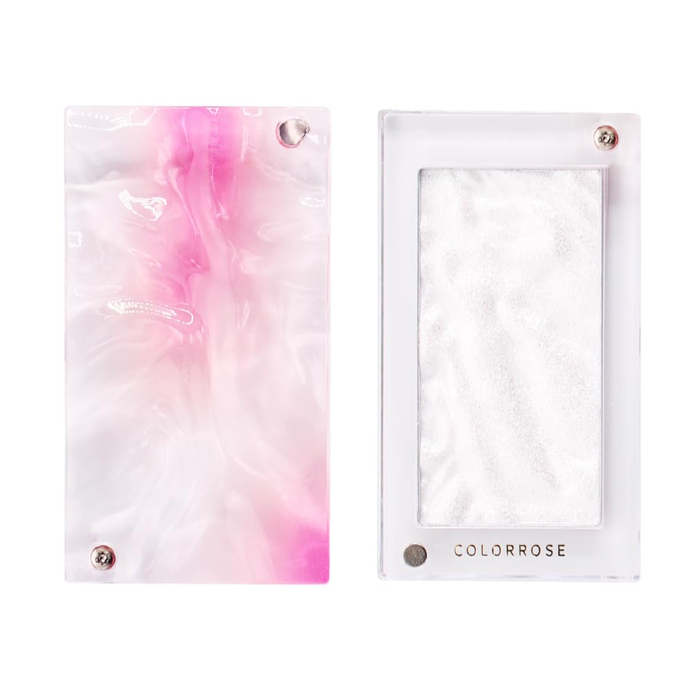 

COLORROSE Подсветка для лица «Водная гладь» Лунный блеск Пудра-глиттер и Люминайзер (01 белый) Хайлайтер, Шейдинг,