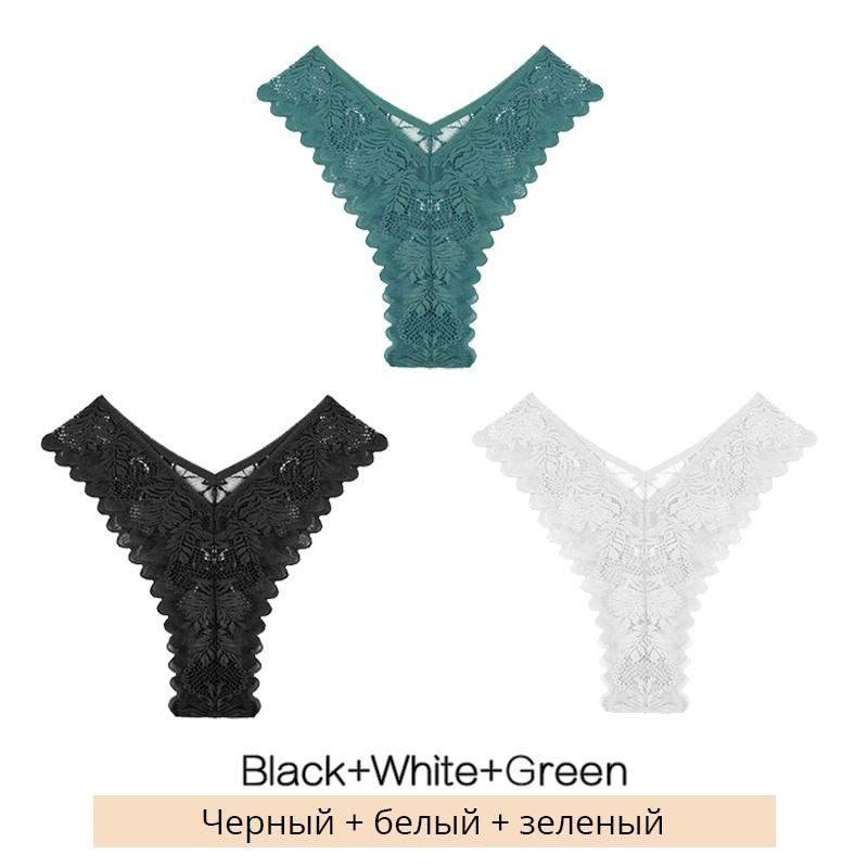 

3 шт./компл. кружевные трусики с низкой посадкой для женщин, бразильское нижнее белье с цветочным принтом для девочек, сексуальные трусы с Т-образной спинкой, женское нижнее белье S-XL M&3Pcs