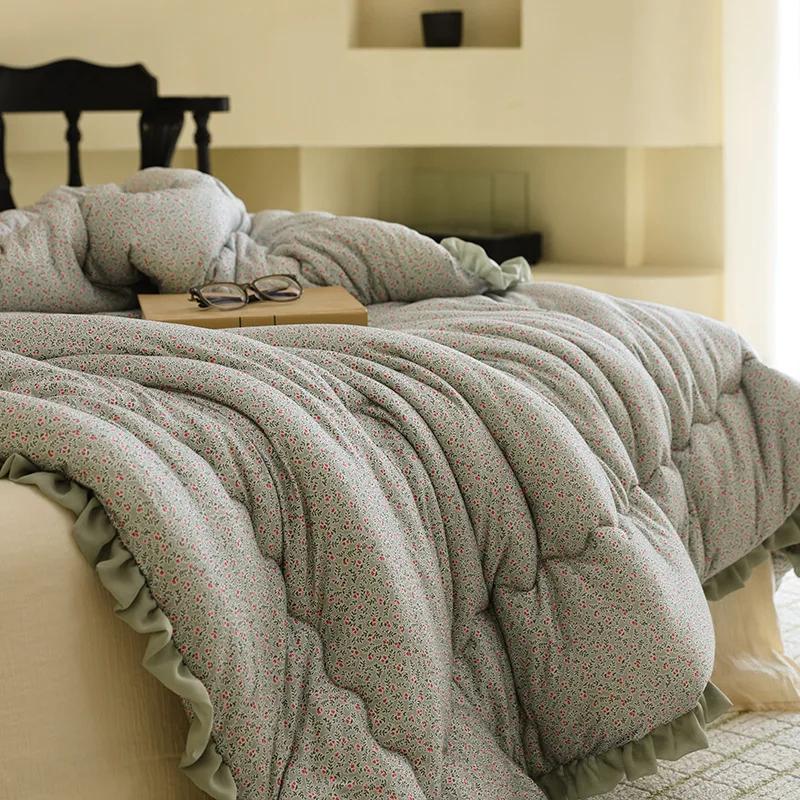 Version of Cloud Marshmallow Knitted Cotton Lace Machine Washable Soybean Fiber Quilt Core Four Seasons Sleeping Naked Quilt