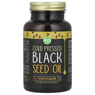 Cold-Pressed Black Seed Oil, 500 Mg, 60 Capsules