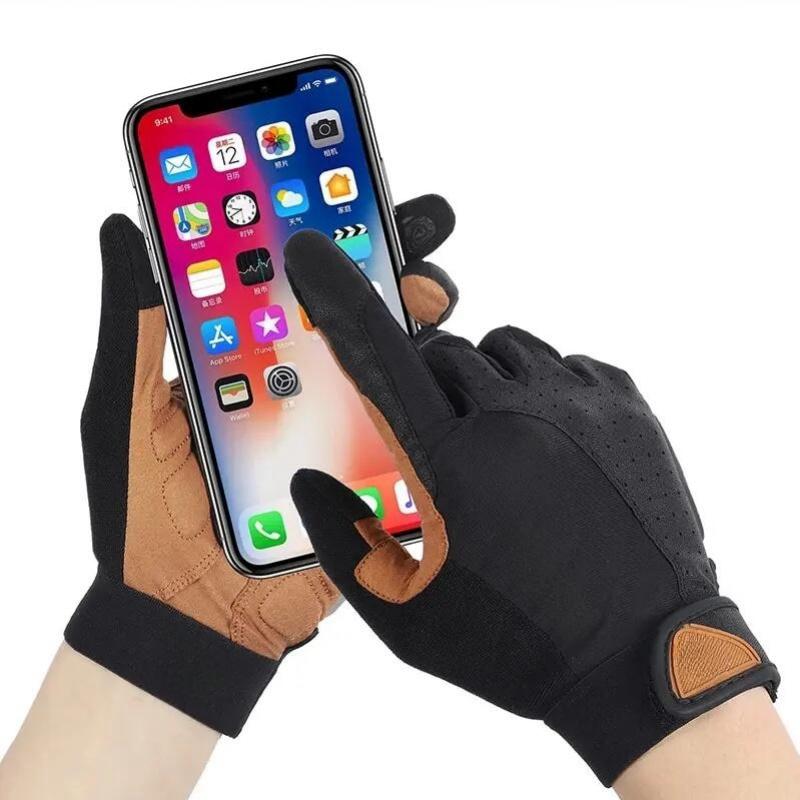 Cycling Gloves Breathable Full Finger Mitts MTB Bicycle Sports Gloves Men Women Spring Autumn Gym Motorcycle Gloves
