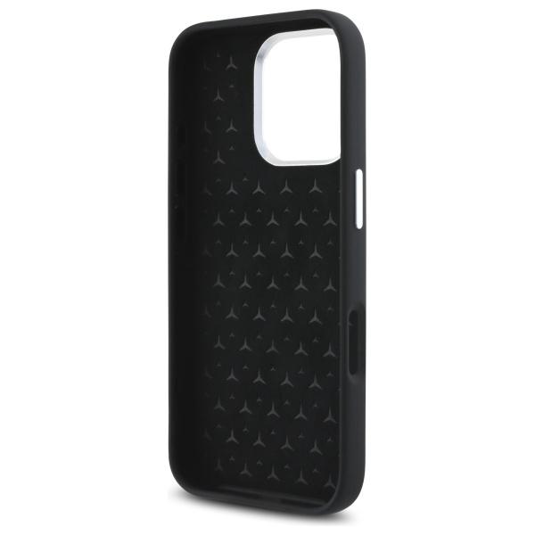 Mercedes Mehmp16X23Suttk Iphone 16 Pro Max 6.9 Black Hardcase Silicone Tonal Logo Magsafe