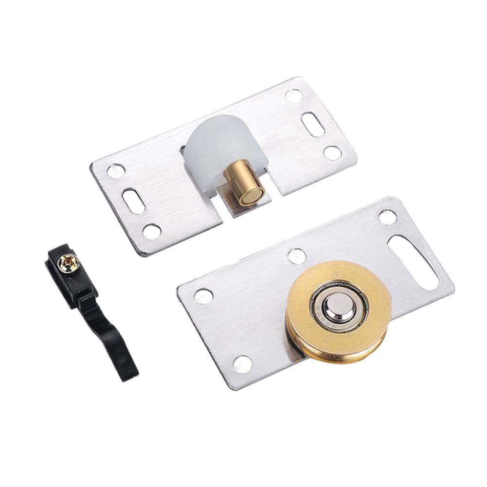 Adjustable Door Roller Furniture Roller Adjustable Height Alloy Base Plate High Strength Nylon High-speed Bearing