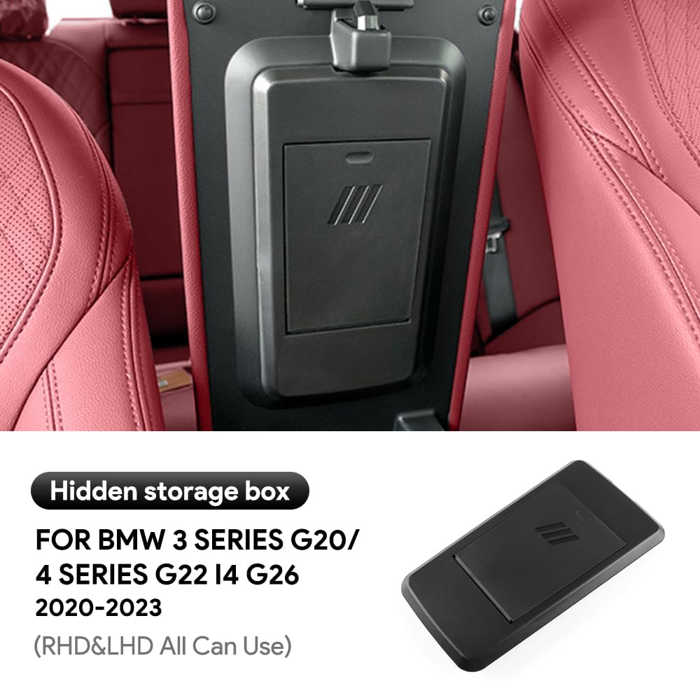 FDAIUN Car Armrest Interior Storage Box for BMW 3 Series 4 Series and G26 Hidden Design for Privacy Protection and Valuable Item Multifunctional Car