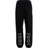 Off-White Chain Arrow Slim Sweatpants Black/White Men Bottoms OMCH029F22FLE0071001