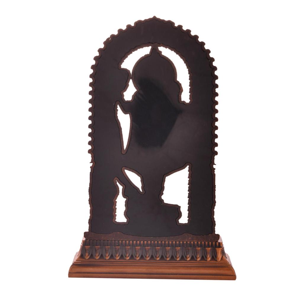 Metal Lord Ram Lalla Idol with Arch Stand, Decorative Ram Mandir Murti , Hindu God Shri Ram Statue for Home Temple, Pooja Room & Gift
