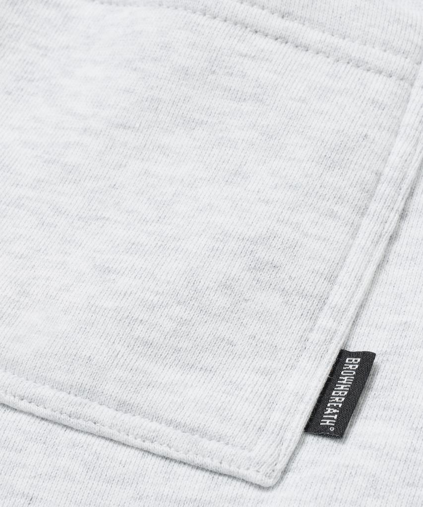Brown Bless W Tag Sweat Shorts - Ash