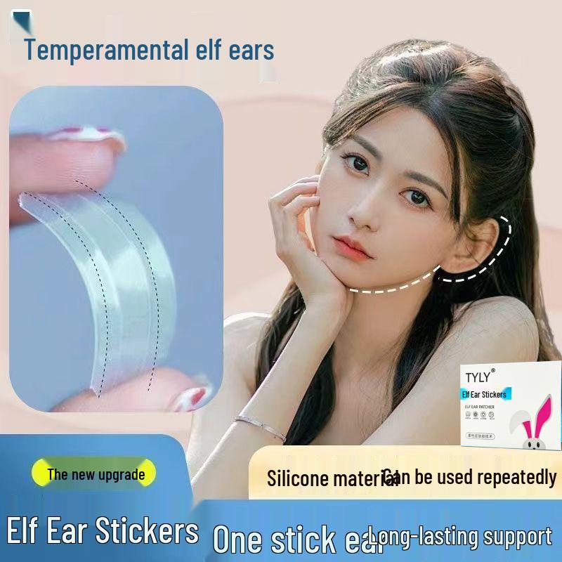 Elf Ear Stickers for Large Ears: Invisible Waterproof Support for Protruding Ears - Ideal for Live Broadcasts.