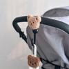 Multifunctional Baby Stroller Hook Bear Shape Stroller Accessories Durable Hanging Hook  Bike