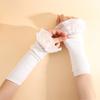 Lace Ruffles Lace Sleeves Knitted Lace Wrist Cuffs Vintage Arm Covers  for Women