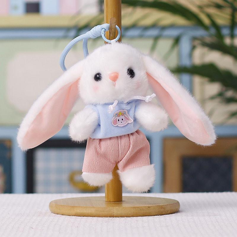 Plush Bunny Hanging Decor With Flower Dress For Kids Gift