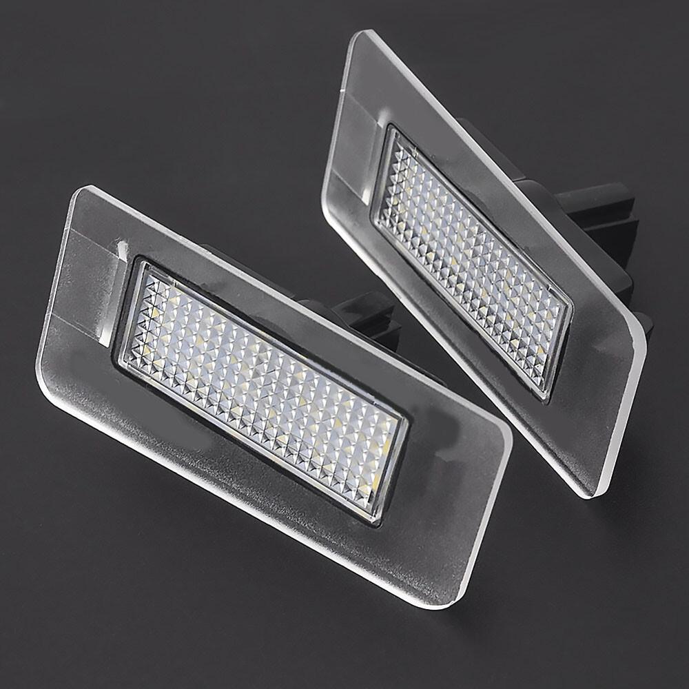 1Pair LED License Plate Lights For Hyundai Elantra Kia Forte Sedan 2011-2016